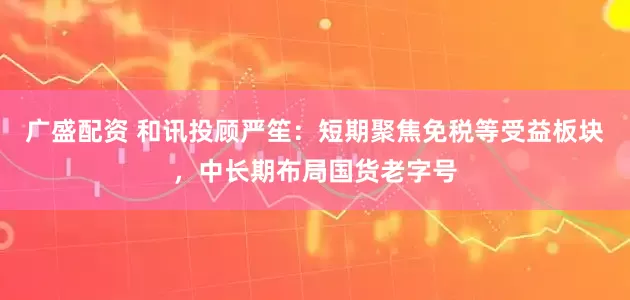 广盛配资 和讯投顾严笙：短期聚焦免税等受益板块，中长期布局国货老字号