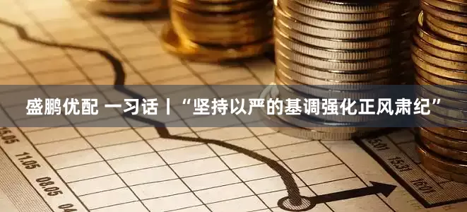 盛鹏优配 一习话丨“坚持以严的基调强化正风肃纪”