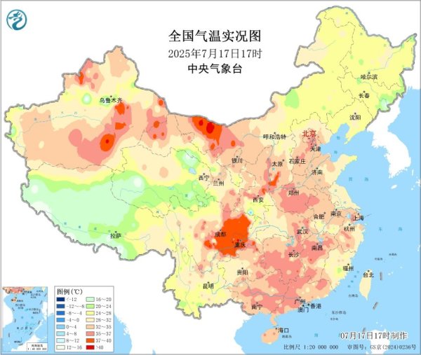 互利配资 成都高温连续两天破纪录 18日晚起四川盆地有雨水来“控场”